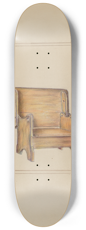 Bertha Stefano - Table (Bench or Chair Combination) 8.25 inch art skate deck
