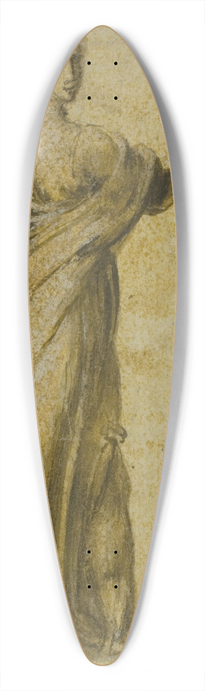 Biagio Pupini - Standing Woman with Laurel Wreath 39.3 inch art pintail longboard deck Biagio Pupini - Standing Woman with Laurel Wreath 39.3 inch art pintail longboard deck