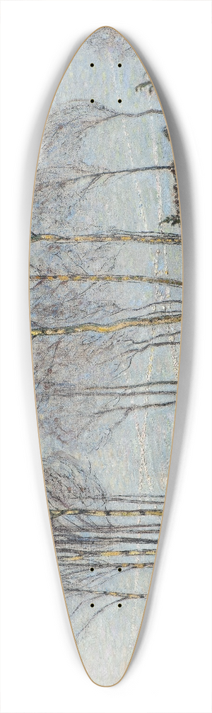 Bjrn Ahlgrensson - The Approach of Spring 39.3 inch art pintail longboard deck