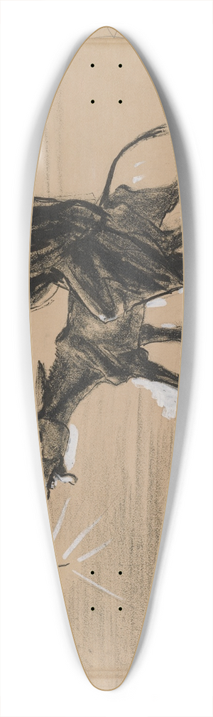 Boardman Robinson - Europe 1916 39.3 inch art pintail longboard deck