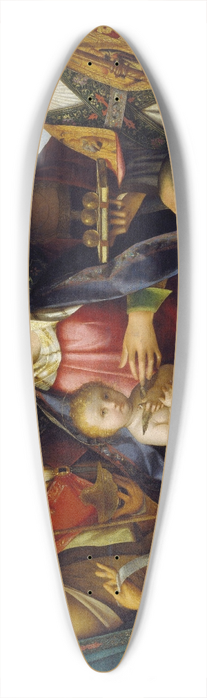 Boccaccio Boccaccino - Virgin And Child With Saints And A Donor 1505-1515 39.3 inch art pintail longboard deck