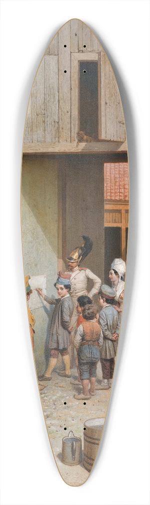 Bogdan Pavlovich Villevalde - Asking For Directions 39.3 inch art pintail longboard deck