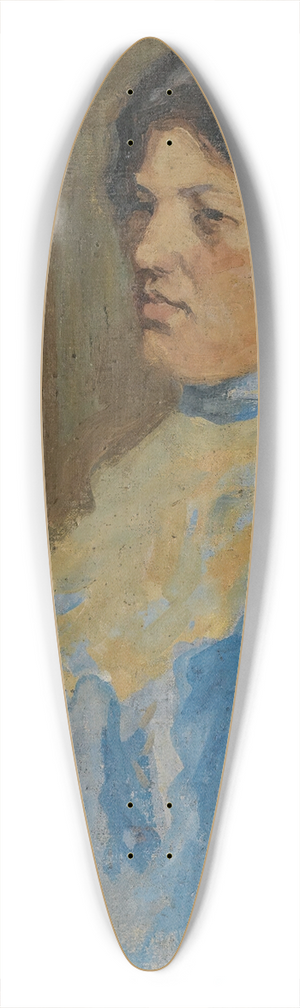 Bohumil Kubita - Portrait of The Artists Mother 39.3 inch art pintail longboard deck