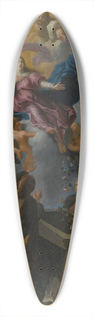 Bolognese School - Assumption Of The Virgin 39.3 inch art pintail longboard deck