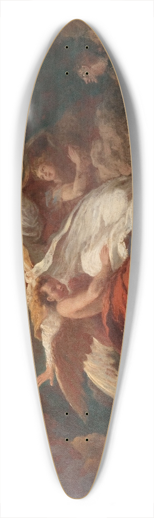 Bon Boullogne - Gloire de saint Ambroise. 39.3 inch art pintail longboard deck