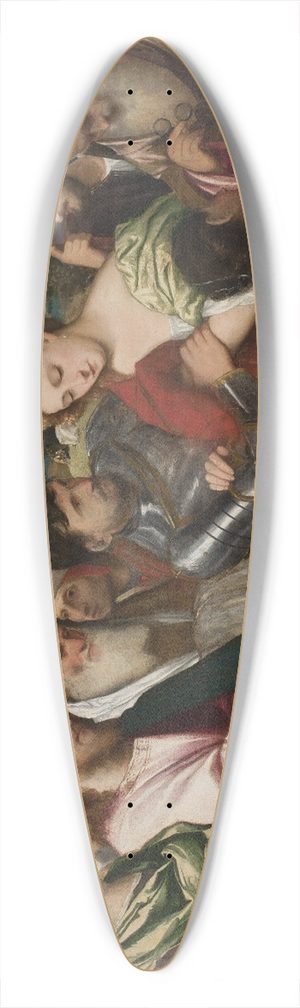 Bonifacio Veronese - Christ and the adulteress 39.3 inch art pintail longboard deck