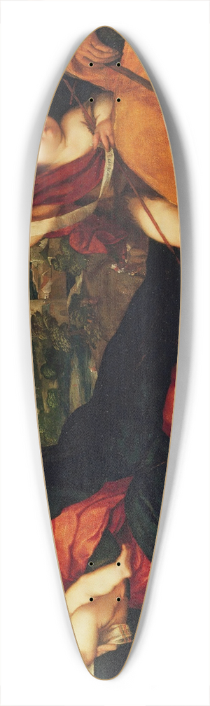 Bonifacio Veronese - Holy Family in a Landscape 39.3 inch art pintail longboard deck