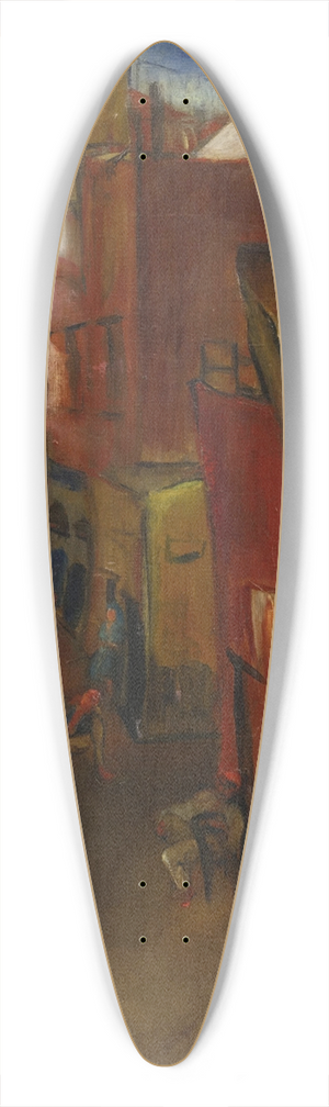 Boris Grigoriev - Morocco 39.3 inch art pintail longboard deck