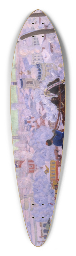 Boris Kustodiev - Shrovetide 39.3 inch art pintail longboard deck