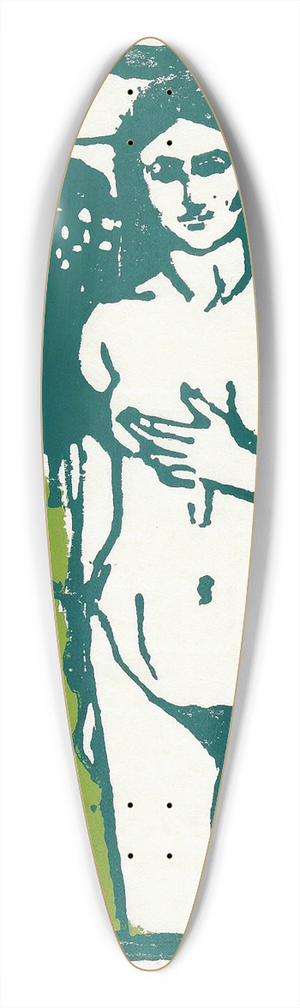 Broncia Koller-Pinell - Eva 39.3 inch art pintail longboard deck