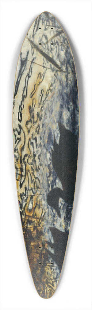 Bruno Liljefors - Evening Wild Ducks (The Leopard Skin) 39.3 inch art pintail longboard deck Bruno Liljefors - Evening Wild Ducks (The Leopard Skin) 39.3 inch art pintail longboard deck