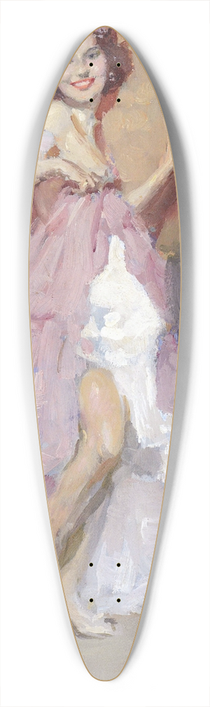 Brynolf Wennerberg - Tnzerin auf der Bhne 39.3 inch art pintail longboard deck Brynolf Wennerberg - Tnzerin auf der Bhne 39.3 inch art pintail longboard deck