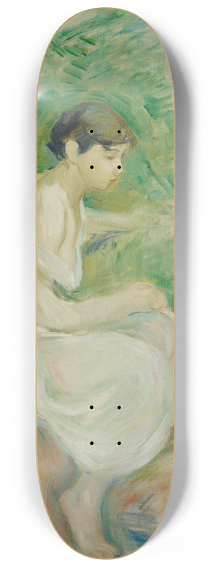 Berthe Morisot - Baigneuse En Chemise 8.25 inch art skate deck Berthe Morisot - Baigneuse En Chemise 8.25 inch art skate deck