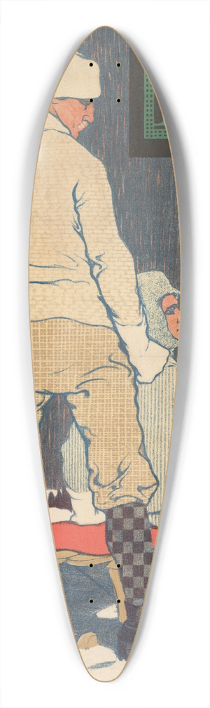 Burkhard Mangold - Marque PKZ 39.3 inch art pintail longboard deck Burkhard Mangold - Marque PKZ 39.3 inch art pintail longboard deck