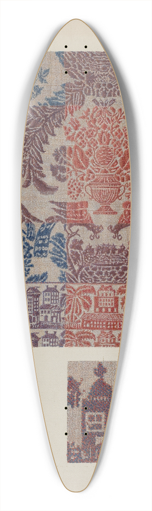 Byron Dingman - Coverlet  Boston Town 39.3 inch art pintail longboard deck