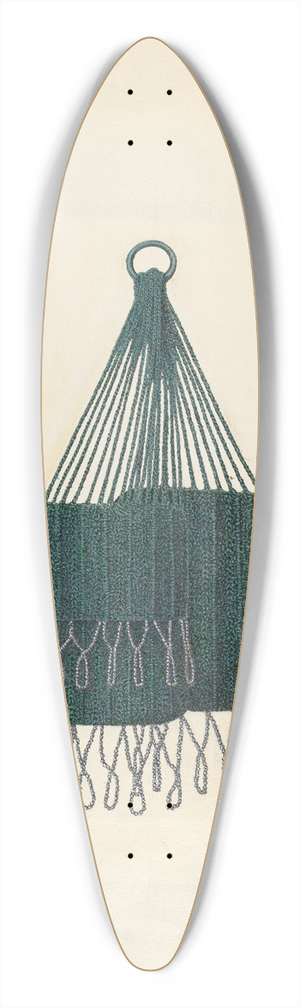 Byron Dingman - Twin Beaded Bag 39.3 inch art pintail longboard deck