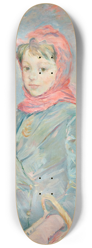 Berthe Morisot - Fillette portant un panier 8.25 inch art skate deck