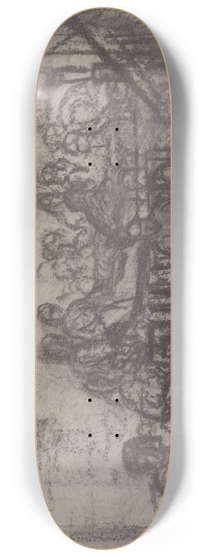 Adolph Tidemand - Figurer i interir 8.25 inch art skate deck