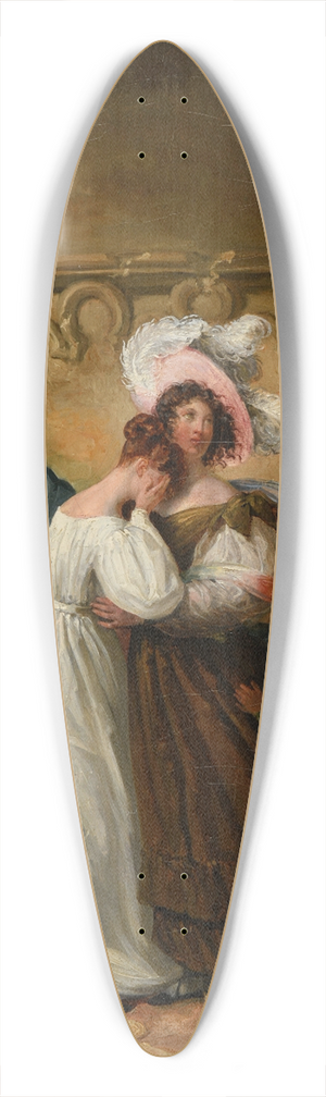 Camille-Joseph-Etienne Roqueplan - Scne dorage 39.3 inch art pintail longboard deck