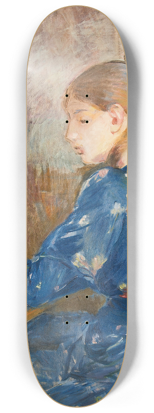 Berthe Morisot - Jeune Fille crivant 8.25 inch art skate deck Berthe Morisot - Jeune Fille crivant 8.25 inch art skate deck