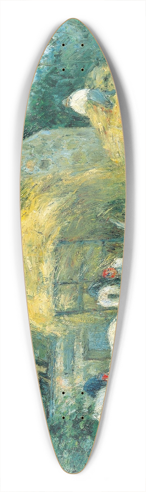 Camille Pissarro - The Hay Cart, Montfoucault 39.3 inch art pintail longboard deck