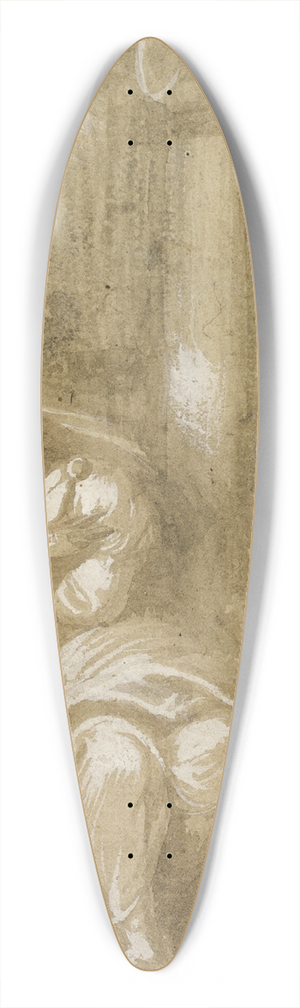 Camillo Boccaccino - Study for the Virgin Annunciate 39.3 inch art pintail longboard deck