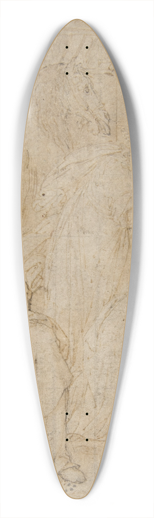 Camillo Procaccini - The Birth of Saint Francis of Assisi 39.3 inch art pintail longboard deck