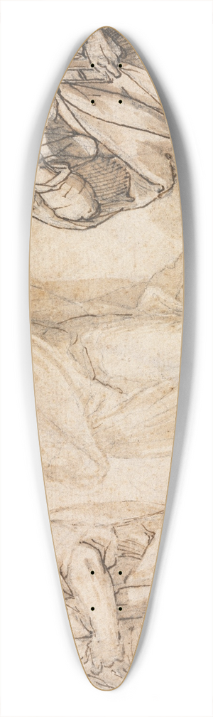 Camillo Procaccini - The Transfiguration (recto) 39.3 inch art pintail longboard deck