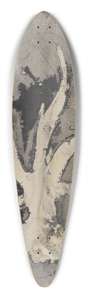 Carel Adolph Lion Cachet - Bloem (orchidee) 39.3 inch art pintail longboard deck