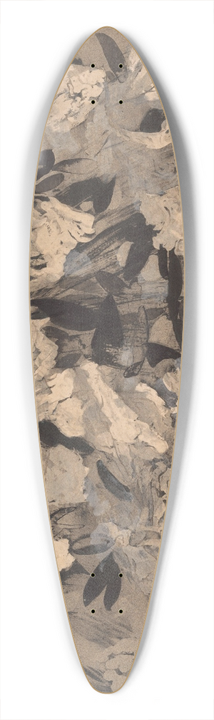 Carel Adolph Lion Cachet - Boeket 39.3 inch art pintail longboard deck
