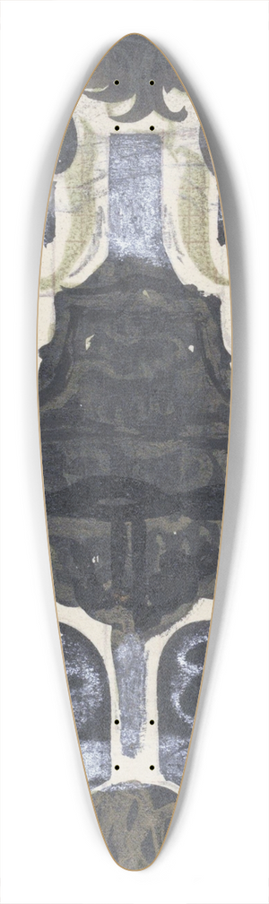 Carel Adolph Lion Cachet - Ontwerp voor ex libris van D.J. Goedkoop 39.3 inch art pintail longboard deck
