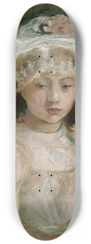 Berthe Morisot - Young Girl with Hat 8.25 inch art skate deck