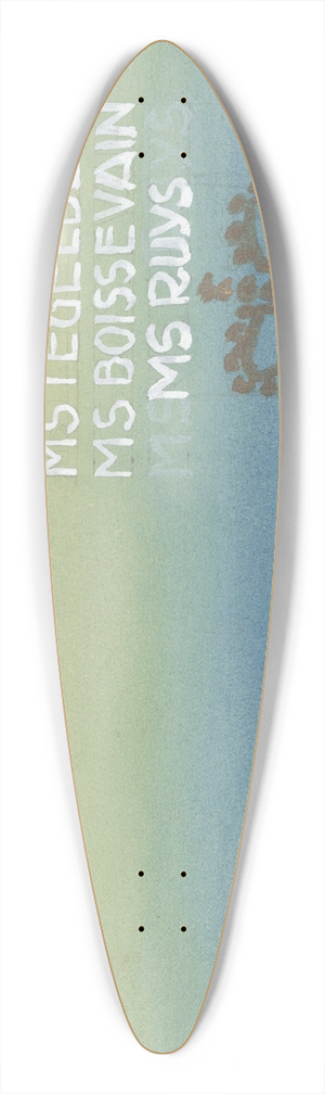 Carel Adolph Lion Cachet - Ontwerp voor vignet van de Koninklijke Paketvaart Maatschappij 39.3 inch art pintail longboard deck