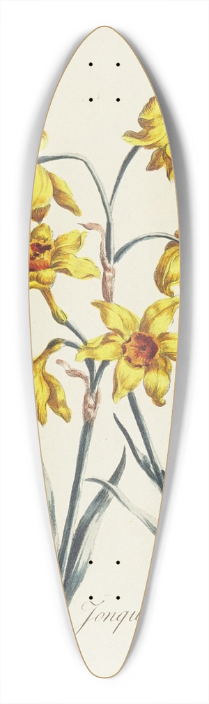 Carington Bowles - Jonquil 39.3 inch art pintail longboard deck