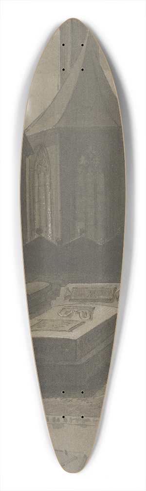 Carl Alexander von Heideloff - Das Grab Albrecht Drers auf dem Johannesfriedhof in Nrnberg 39.3 inch art pintail longboard deck