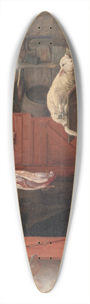 Carl Bloch - A Slaughterhouse In Hellebk 39.3 inch art pintail longboard deck