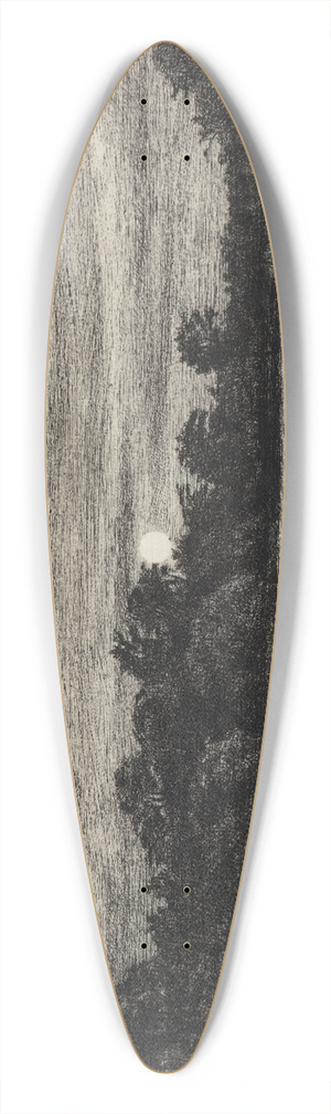 Carl Bloch - Bondedammen ved Hellebk Mneskin 39.3 inch art pintail longboard deck