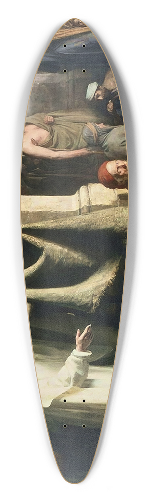 Carl Bloch - Christ Healing at the Pool of Bethesda 39.3 inch art pintail longboard deck Carl Bloch - Christ Healing at the Pool of Bethesda 39.3 inch art pintail longboard deck