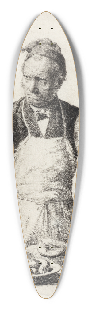 Carl Bloch - Spkhkeren bag sin disk 39.3 inch art pintail longboard deck