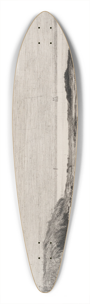Carl Bloch - Strandparti Solskin i Havet 39.3 inch art pintail longboard deck