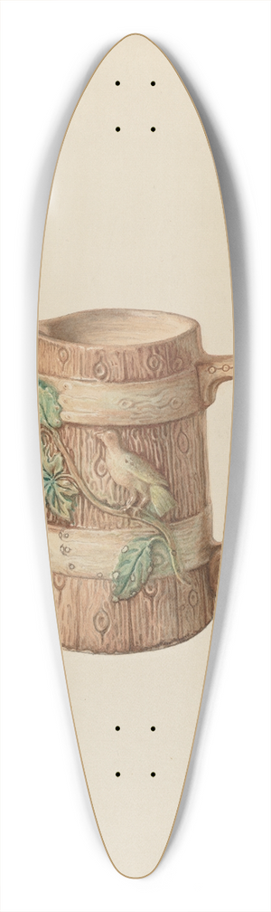 Carl Buergerniss - Pitcher 39.3 inch art pintail longboard deck