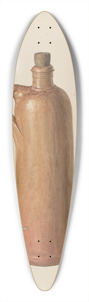 Carl Buergerniss - Stone Bottle 39.3 inch art pintail longboard deck