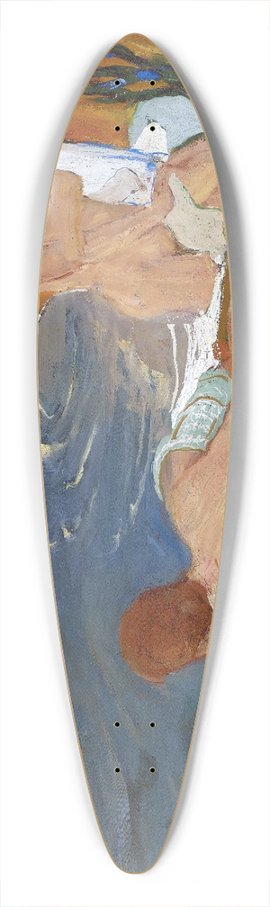 Carl Burckhardt - Ulysses And The Sirens 39.3 inch art pintail longboard deck