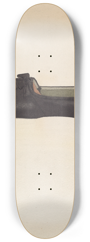 Bessie Forman - Womans Slipper 8.25 inch art skate deck