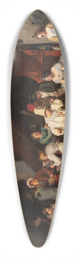 Carl d'Unker - Circus Company 39.3 inch art pintail longboard deck