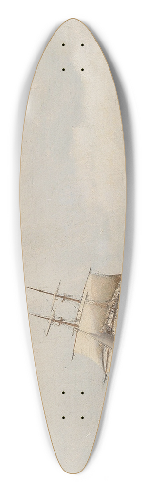 Carl Emil Baage - Maritime painting II 39.3 inch art pintail longboard deck