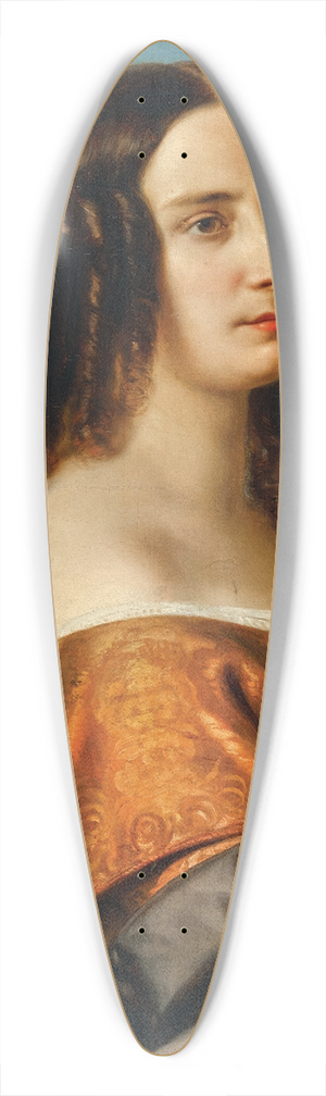 Carl Ferdinand Sohn - Portrait of Countess Monts 39.3 inch art pintail longboard deck
