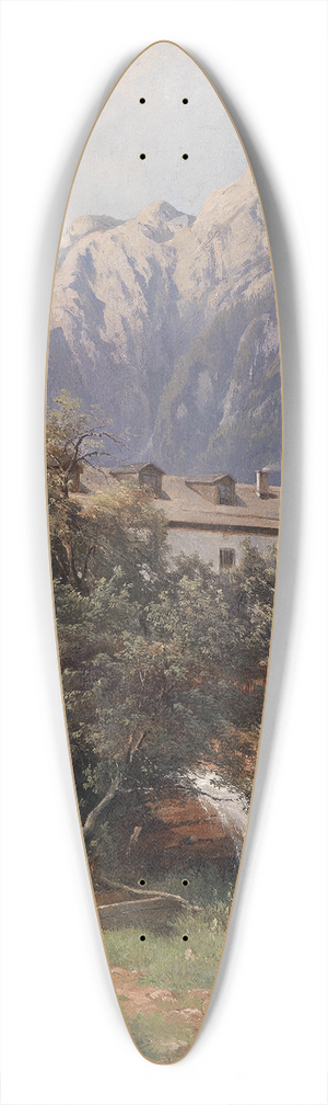 Carl Franz Emanuel Haunold - Motiv aus Werfen 39.3 inch art pintail longboard deck