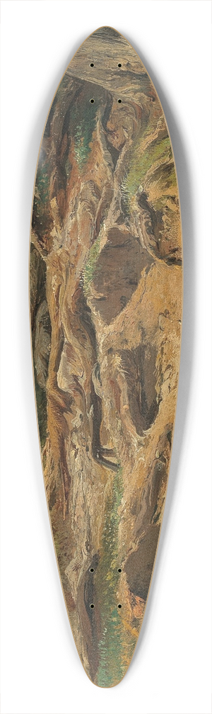 Carl Franz Emanuel Haunold - Waldstudie 39.3 inch art pintail longboard deck