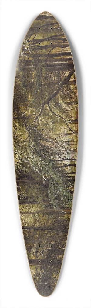 Carl Frederik Aagaard - Parti fra Jgersborg Dyrehave. Mildt Dagslys 39.3 inch art pintail longboard deck